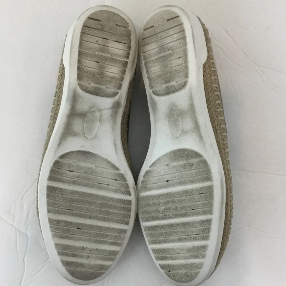 Anne Klein Metallic Bronze  Woven Espadrille Slip-Ons size 8